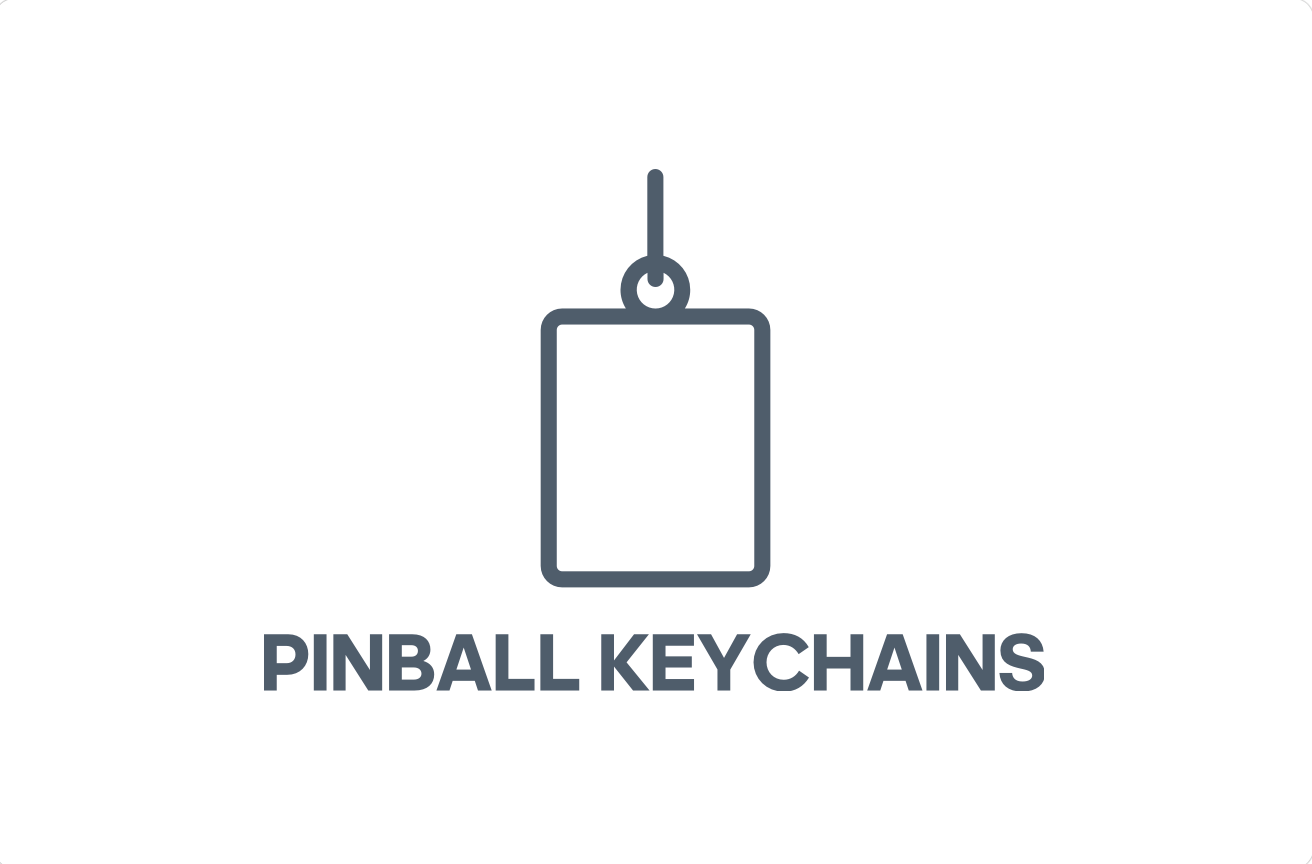 Pinball Keychains